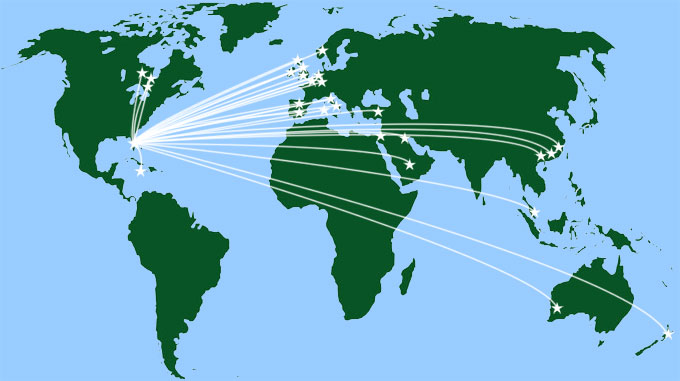 Customer World Map